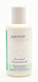 Apiron Kräuter-Mundöl in 100ml Flasche, natürliches Mundöl mit Kräutern für frischen Atem und Zahnpflege