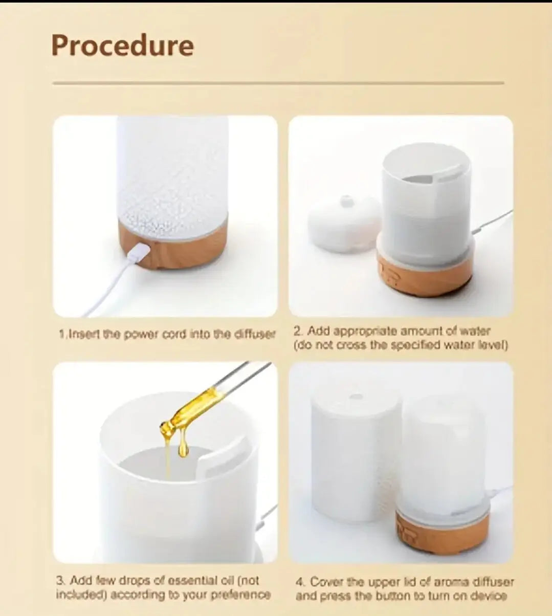 Brauner Aroma-Diffusor und Vernebler für Räucherwaren, ideal für ätherische Öle, von Mana Kendra GmbH