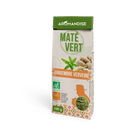 Kaffeersatz Maté-Tee mit grünem Tee, Ingwer und Eisenkraut in einer Tasse, aromatischer Kräutertee von AROMANDISE