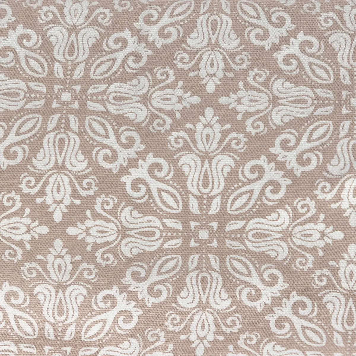 Yogatasche Bodynova Asana Bag Cotton Maharaja, 70cm, in Taupe und Silber, aus Baumwolle, für Yogamatten und Zubehör.