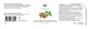Ashwagandha mit 60 vegacaps in weiß-grünem dosenetikett ayurvedische kräuterformel mit withania somnifera