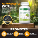 HARMONIFY Ashwagandha-Kapsel mit 655 mg KSM-66, vegetarisch, glutenfrei, gentechnikfrei, mit Ashwagandha-Wurzel als Nahrungsergänzung
