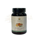 Dunkelbernflasche aus glas mit schwarzem deckel und weißem etikett ayurveda specialist avipattikara 60 vegacaps für das immune system bei mana shop
