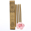 Großer Palo Santo Weihrauch mit Rosenaroma von AW Artisan, Räucherwaren für Reinigung und Meditation, sichtbar im Bild