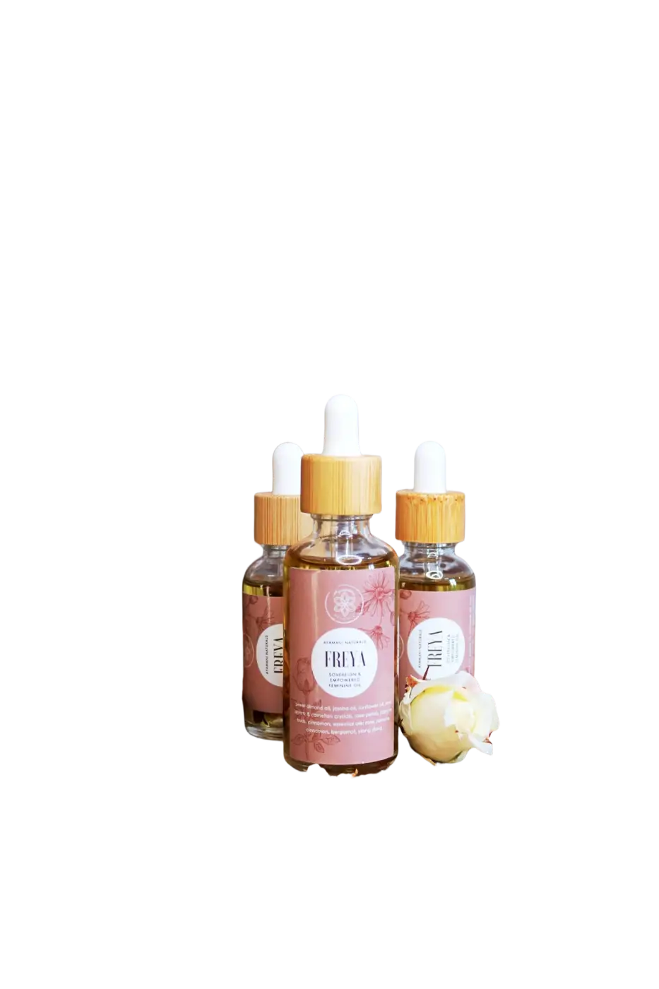 Ayamani Naturals FREYA Öl, feminines Göttinnenöl, Massageöl für Ritual und Körper, natürliche Pflege, entspannende Anwendung