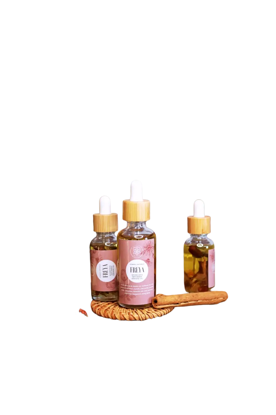 Ayamani Naturals FREYA Öl für Massage, feminines Göttinnenöl, Ritual- und Körperöl, natürliche Pflege und Entspannung