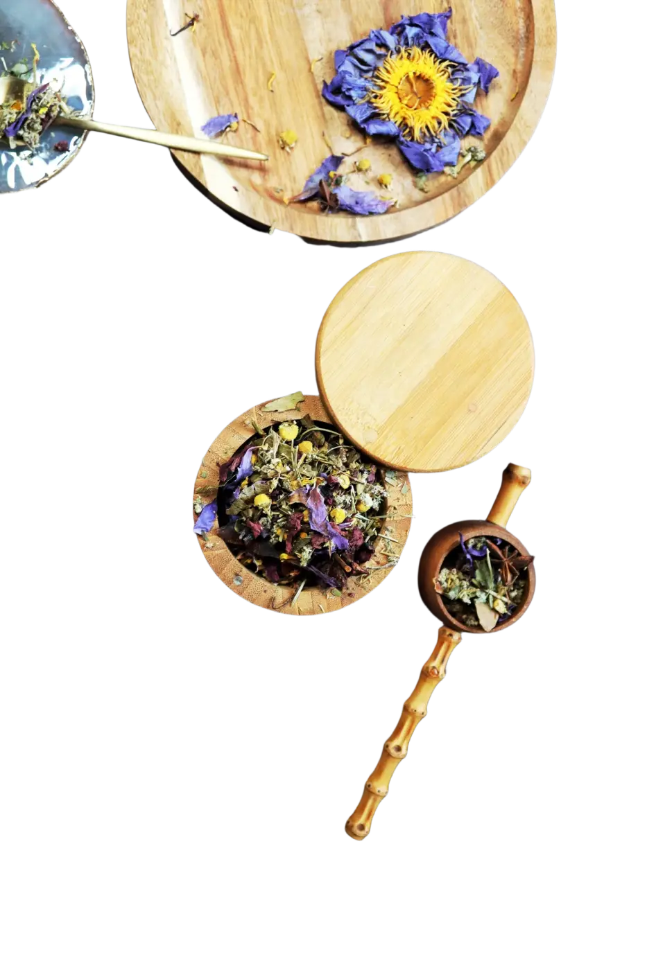 Ayamani Naturals Kräutertee für das dritte Auge, Chakra und Zirbeldrüse, 30g, mit Kräutern für mentale Klarheit und Träume