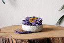 Getrocknete blaue Lotusblumen von Ayamani Naturals, Nymphaea Caerulea, für Tee, 15g oder 100g, natürliche Blüten in Nahaufnahme