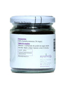 Schwarzer Tee von Ayurveda Auténtico, 100 g, lose Blätter in einer transparenten Verpackung, dunkle Teeblätter sichtbar