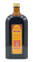 Ayurveda Rhyner Kräuterelixier Dasa Mool Arista Gärgetränk in 500ml Flasche mit Kräuterbestandteilen.