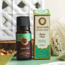 Ätherisches Aromaöl Aqua Oud (Pitta) von Ayurveda Specialist B.V., 10 ml Flasche, mit Oud-Duft, ideal für Aromatherapie.