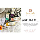 Ätherisches Aromaöl Aqua Oud (Pitta) von Ayurveda Specialist B.V., 10 ml Flasche mit dunklem Glas und Etikett.