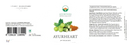 Ayurveda specialist ayurherz 500 mg kapseln in grüner und weißer verpackung mit ayurvedischem blatt für normalen blutdrucks mana shop
