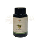 Dunkelblaue glasflasche ayurveda spezialist ayurjoints 500 mg ayurvedische kräuterformel für gelenke muskeln beweglichkeit