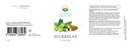 Ayurveda spezialist b.v ayurrelax kapseln mit grün weißem etikett und ayurvedischem blattlogo im mana shop