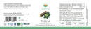 Etikett für Ayurveda Specialist Neem (Azadirachta Indica) Kräuter-Nahrungsergänzungskapseln