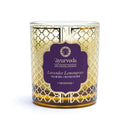 Ayurveda Specialist B.V. Tridosha Lavendel Zitronengras Kerzen mit Lavendel- und Zitronengras-Duft, entspannende Aromakerzen.