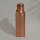 Reine Kupferwasserflasche mit Blumen des Lebens Design und Griff, ca. 750 ml, Ayurveda Specialist B.V., langlebige Wasserflasche