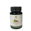 Ayurveda Specialist B.V. Kanchanara Guggulu Nahrungsergänzung in Glasflasche mit Kapseln, natürliche Ayurveda-Kur