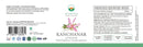 Kanchanar Vegacaps von Ayurveda Specialist B.V., Nahrungsergänzung für Hautgesundheit und Hormonbalance, offene Kapseln in einer Dose