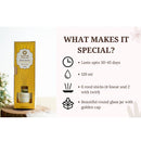 Ayurveda Specialist B.V. Song of India Mini-Duftstäbchen Aqua Oud für Pitta, Räucherwaren mit angenehmem Duft, natürliche Raumduftstäbchen