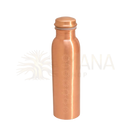 Ayurveda spezialist reine kupferwasserflasche kupfer mit sieben chakren gravur und mattem finish circa 1 liter