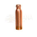Ayurveda spezialist reine kupferwasserflasche mit 7 chakren gravur und mattes kupferfinish circa 1 liter