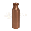 Ayurveda spezialist kupferwasserflasche in kupfer mit lebensblume und griff 750 ml aus reinem kupfer