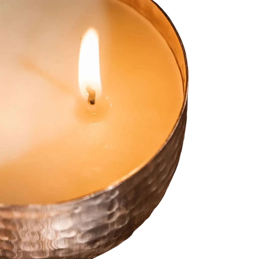 Ayurveda Specialist B.V. Song of India Tridosha Duftkerze mit Lavendel und Zitronengras, aromatische Kerze für entspannte Atmosphäre
