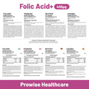 Folic Acid+ 400 mcg – Vegan tablets with vitamin B12 and iodine