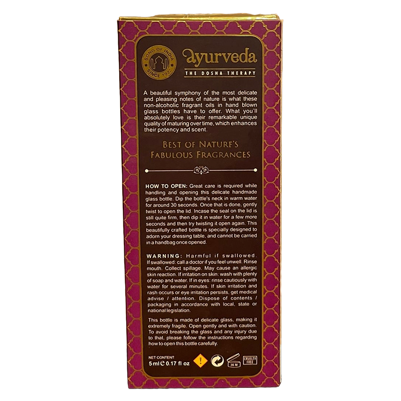 Ayurveda Specialist B.V. - Song of India - Patchouli Noir - Ayurveda Parfümöl