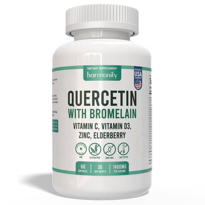 Quercetin mit Bromelain Ergänzungen Zink Holunder