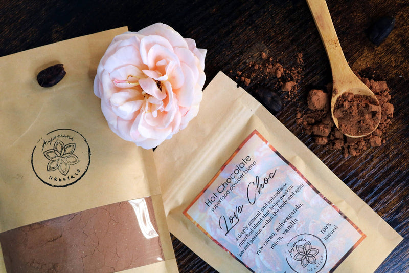 Love Choc | Aphrodisierende heiße Schokoladenmischung mit rohem Kakao