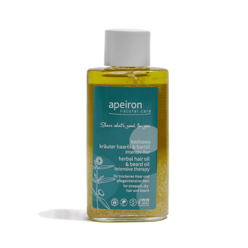 Apeiron Keshawa Kräuter Haaröl und Bartöl 100ml Gl.Fl.