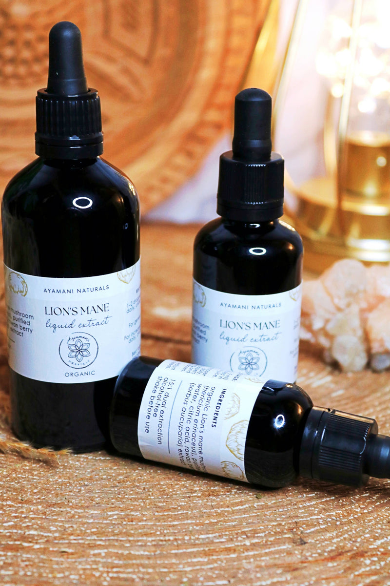Ayamani Naturals - Lion's Mane 15:1 Flüssigextrakt alkoholfrei | BIO