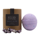 Lavendel und teebaum duftende amethyst reinigende badebombe mit 4er pack von mana shop für klarem wasser