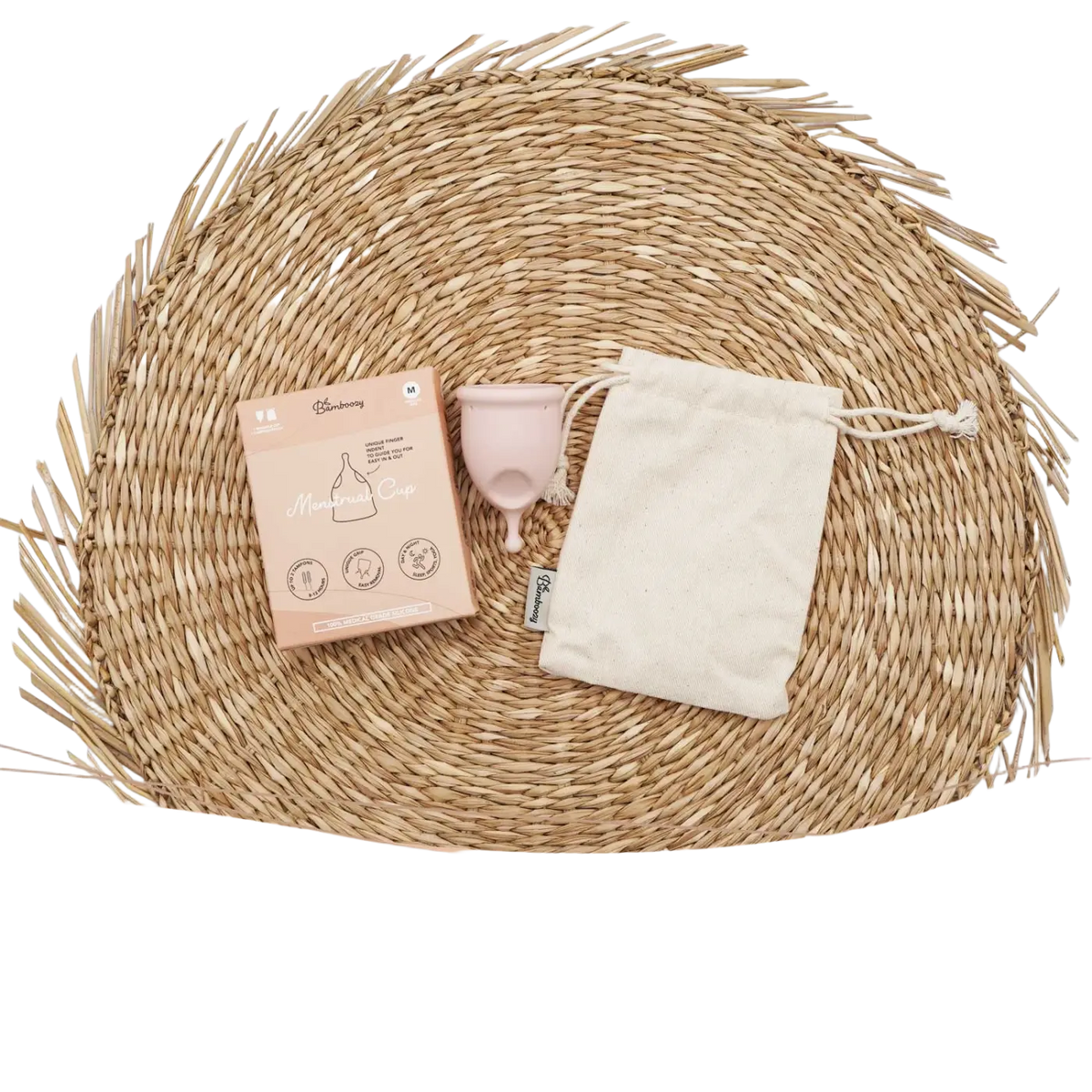 Bamboozy Menstruationstasse v3 aus medizinischem Silikon, nachhaltige Periodenlösung, Körperpflegeprodukt, bequem und umweltfreundlich