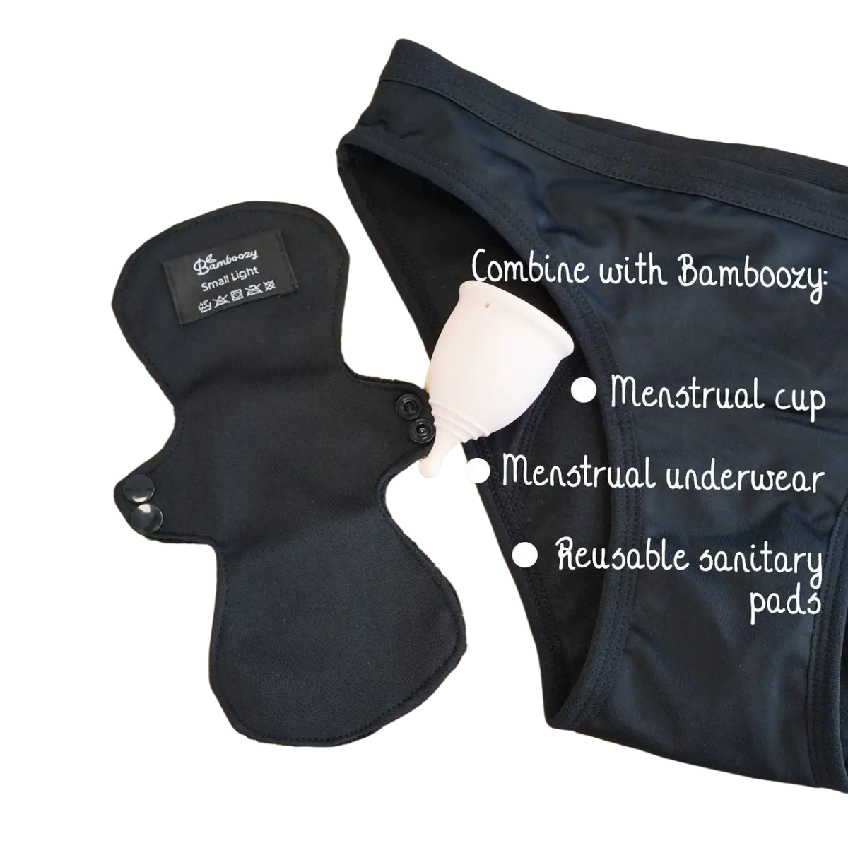 Bamboozy Menstruationstasse v3 aus medizinischem Silikon, nachhaltige und komfortable Periodenlösung, Körperpflege Produkt