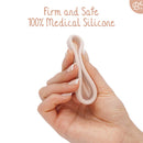 Bamboozy Menstruationsscheibe aus Silikon, flexible Körperpflege, sichere Alternative zu Tampons und Binden, in Gebrauch.