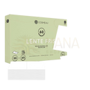Ein pack von 60 weißen, umweltfreundlichen cosmeau wäschetüchern spring laundry bamboozy x cosmeau aktiviert durch reibung