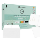 Bamboozy x cosmeau wäschetücher wild forest in mintgrüner box mit weißen, farbigen und schwarzen umweltfreundlichen waschtüchern