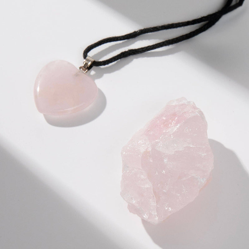 Myga Eco - Geode Gift Set - Rough Stone and Pendant, Choice of 3 Crystals