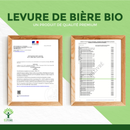 Levure de bière biologique revivifiable 400 mg - en capsules - Peau, cheveux, ongles, digestion, système immunitaire, vitalité