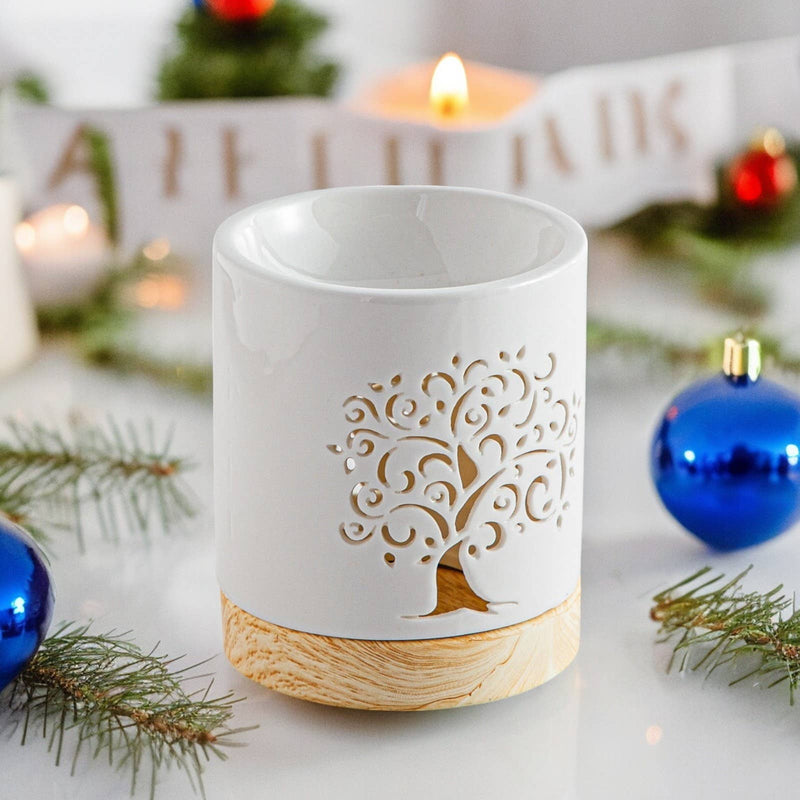 Zen'Arome - Lampe à Parfum et Cires Parfumées Arbre de Vie Céramy Life Tree