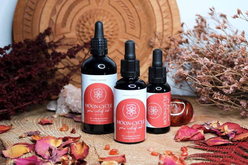 Ayamani Naturals - Moon Cycle PMS Relieföl mit Copaiba, Weihrauch und mehr