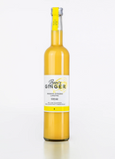 Ben’s Ginger Bio-Sirup mit Ingwer, Zitrone und Limette, Flasche mit grüner Etikette, für Verdauung und Vitalität