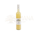 Eine klare glasflasche mit goldenem ben’s ginger bio ingwerkonzentrat 500ml aus dem mana shop
