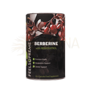 Schwarzer zylinderförmiger behälter mit berberin und resveratrol kapseln von feels supreme für zellschutz und anti-aging