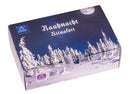 Die Verpackung des „Rauhnacht Ritualsets“ von Berk, illustriert mit einer nächtlichen Winterlandschaft unter einem Vollmond.