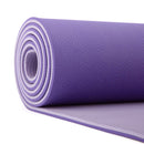 TPE yoga mat LOTUS PRO yellow/light grey